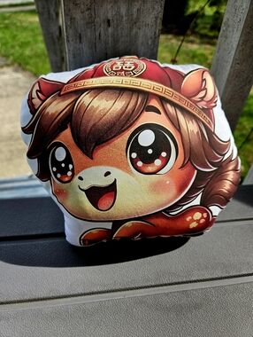 Year Of The Horse Chinese Zodiac Pillow Pal. New.